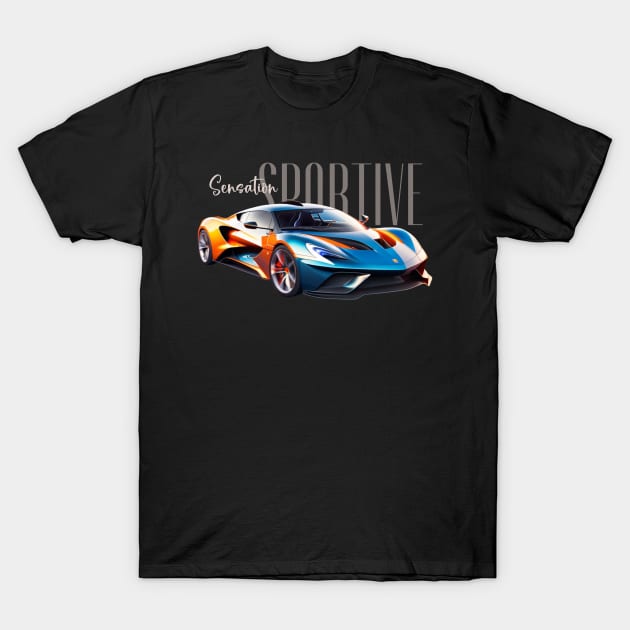 Voiture sportive luxe 01B T-Shirt by Vamamoi Créations